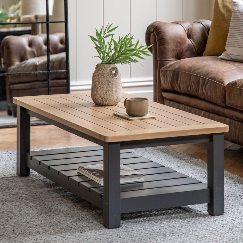 Gallery Direct Eton Coffee Table, Colour: Meteor