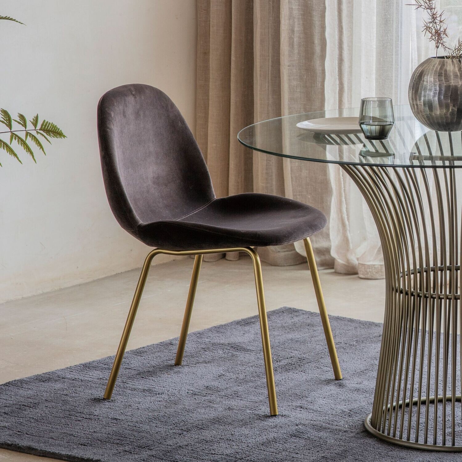 Gallery Direct Flanagan Dining Chair (Pair), Colour: Brown