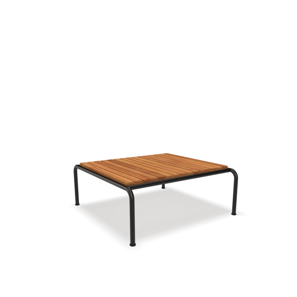 HOUE Avon Coffee Table, Frame Colour: Black, Tabletop Colour: Thermo-Ash