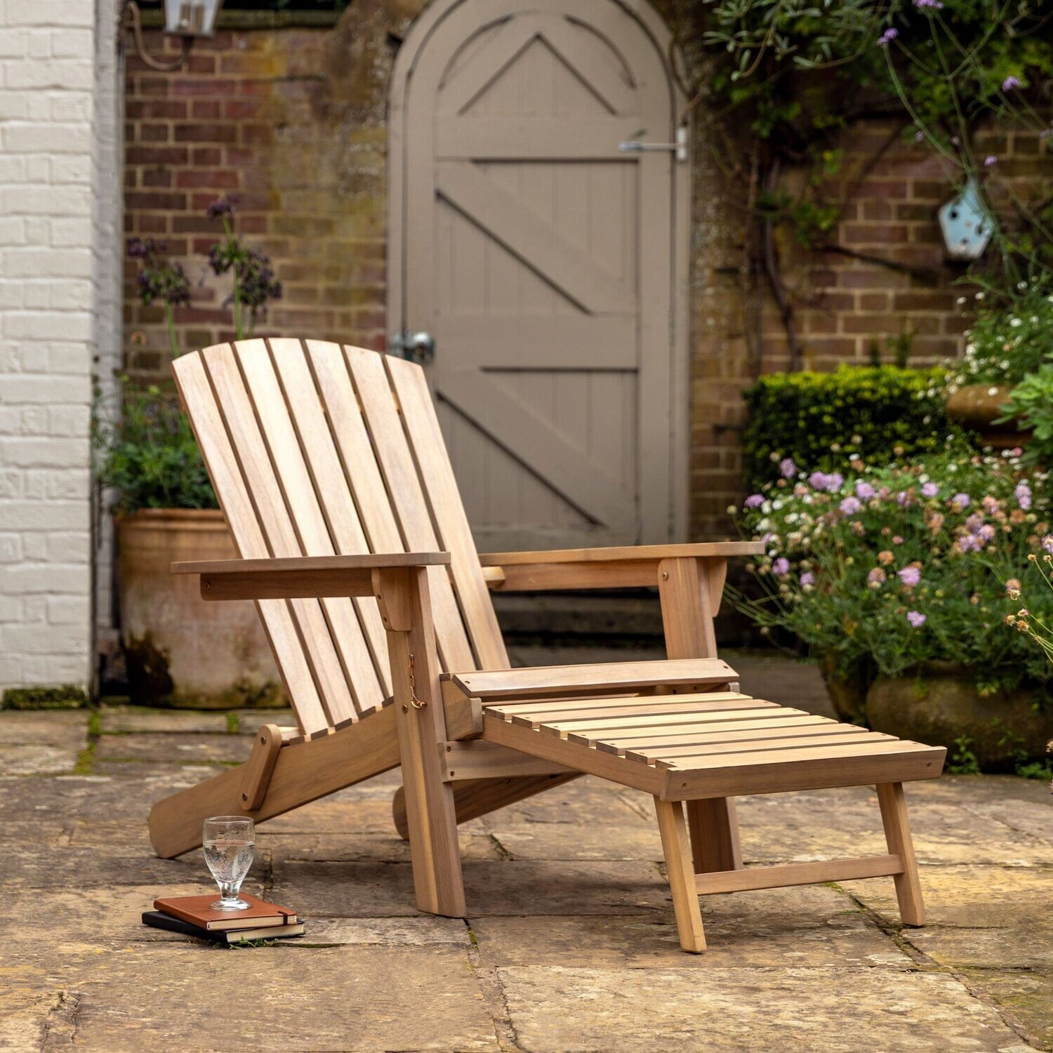 Gallery Direct Aspri Lounge Chair with Footstool - Available from May