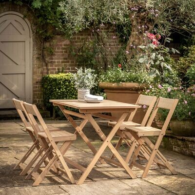 Gallery Direct Lindos Folding Dining Set - Available From June