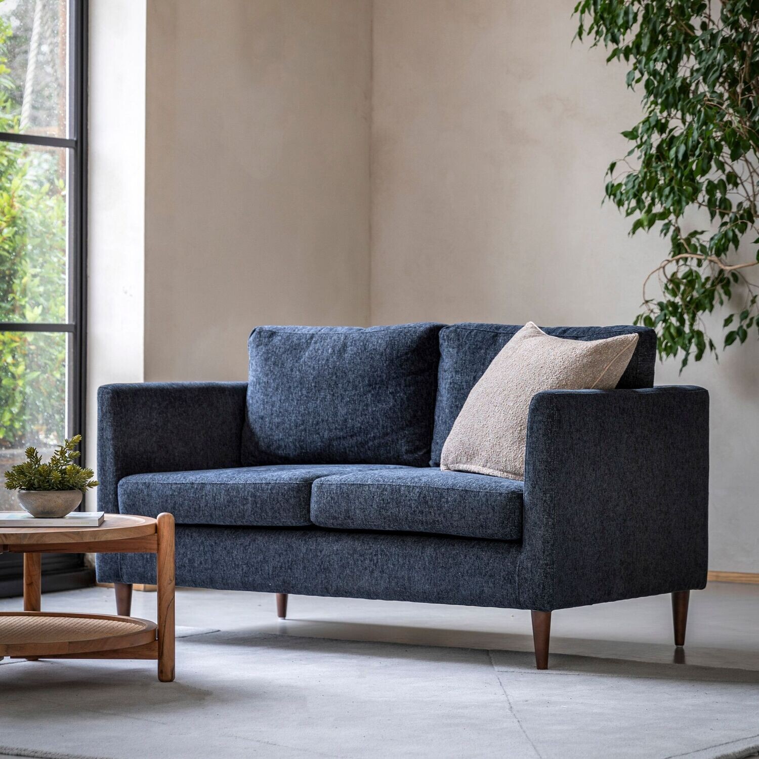 Gallery Direct Gateford Sofa, Size: 2 Seater, Colour: Charcoal