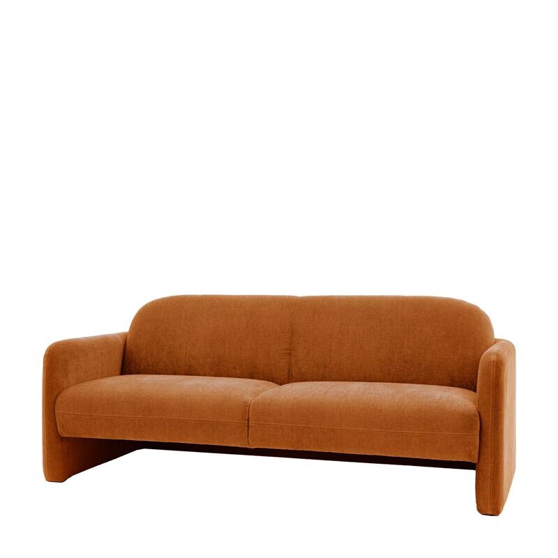 Gallery Direct Massa Sofa, Colour: Amber