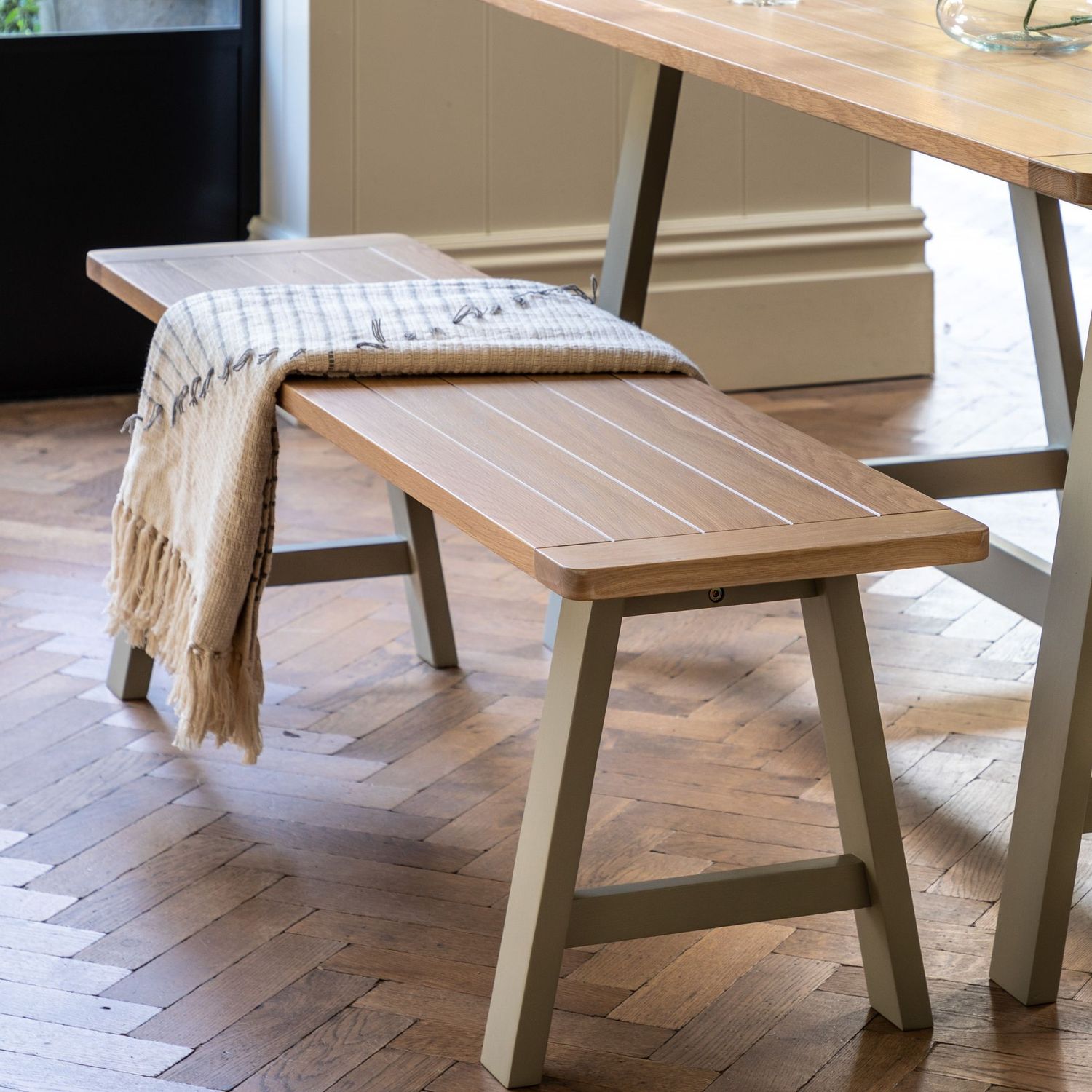 Gallery Direct Eton Trestle Bench