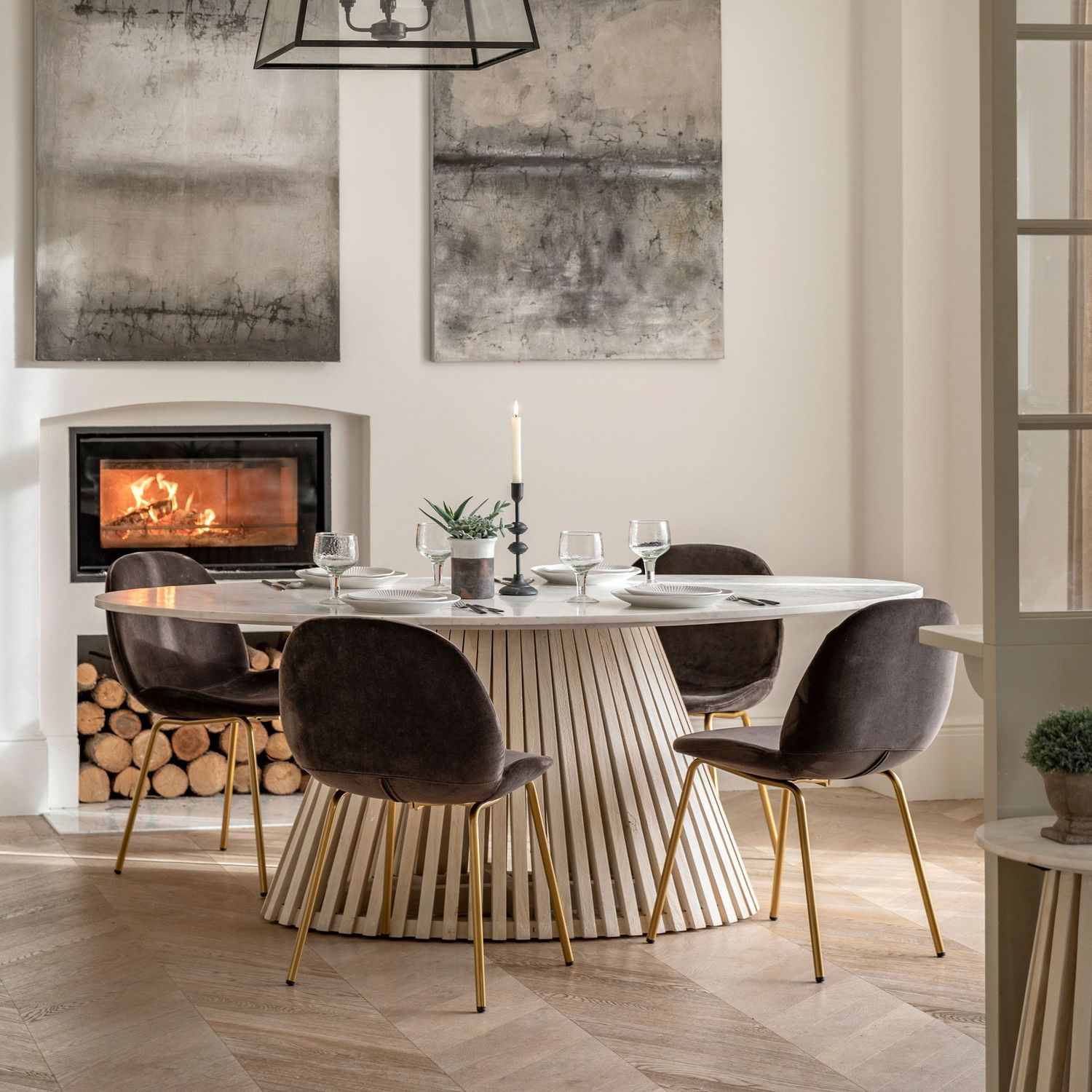 Gallery Direct Soho Oval Dining Table