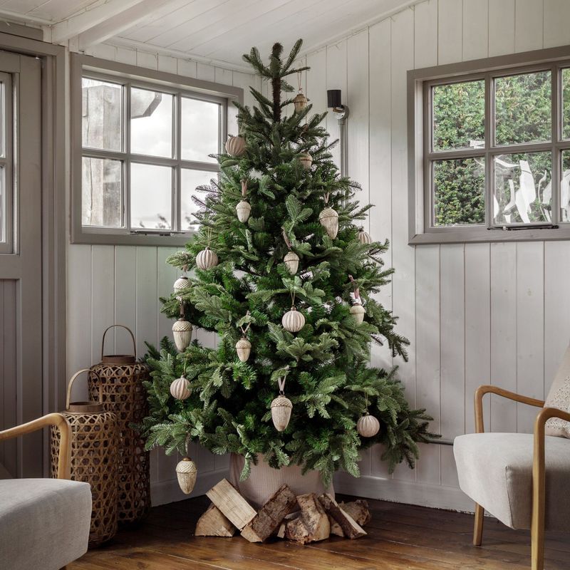 Gallery Direct Natures Forest Xmas Tree - Nordman Green