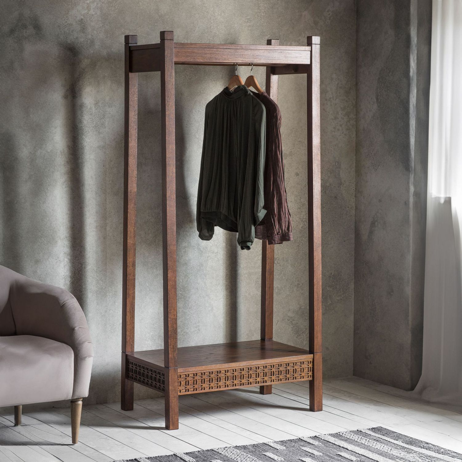Gallery Direct Boho Retreat Open Wardrobe