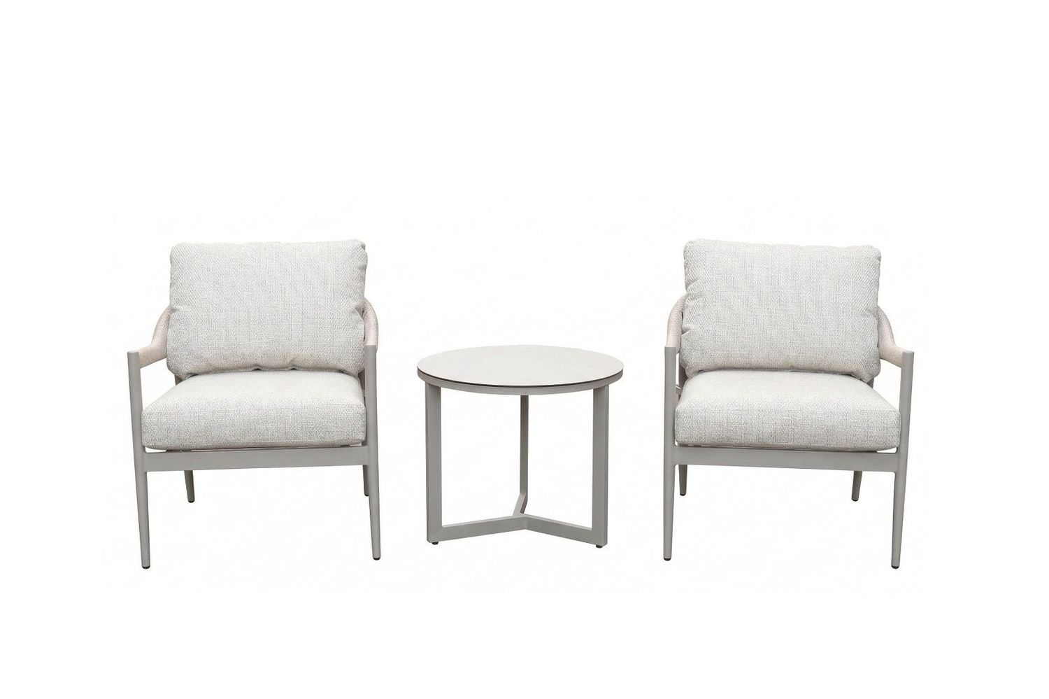 Nettlestone 3 piece armchair set with drinks table