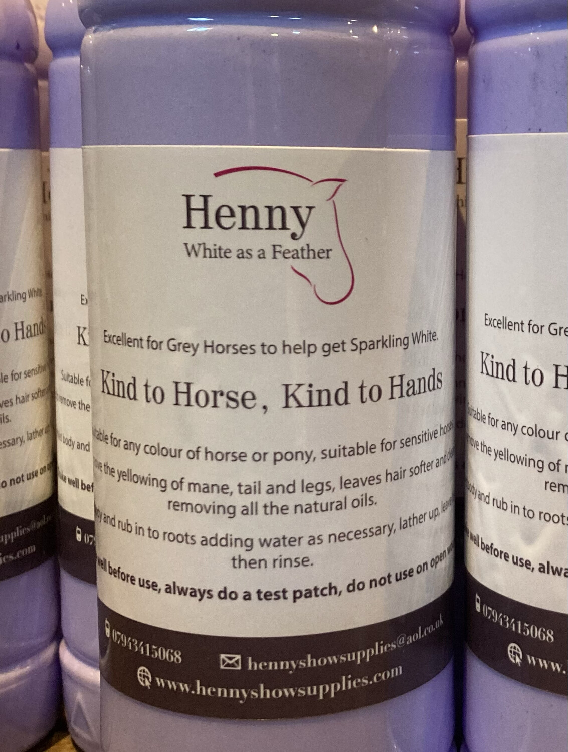 Henny White As A Feather 500ml Purple Soap
