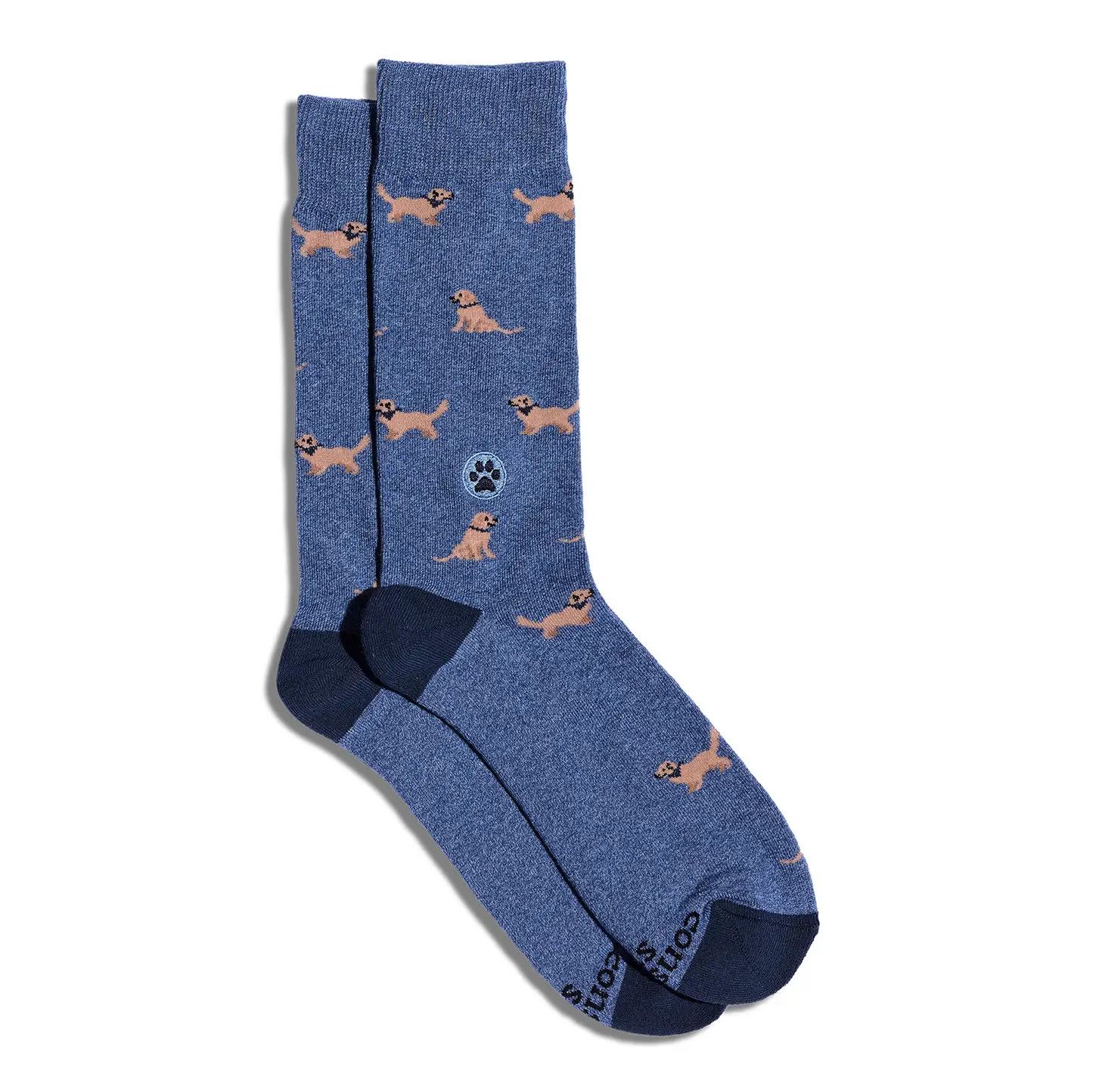 SOCKS THAT SAVE DOGS - GOLDEN RETRIEVERS, Size: S