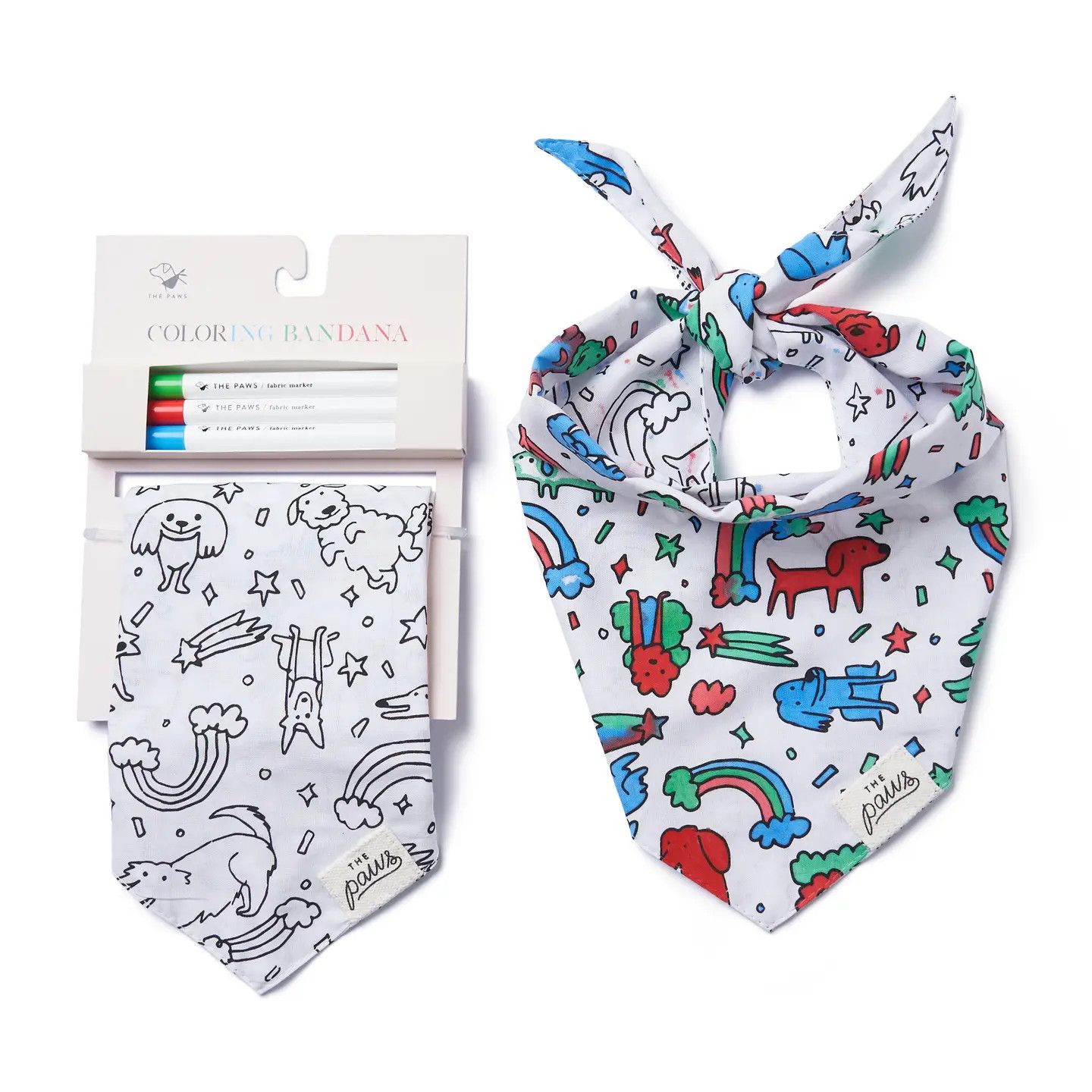 BANDANA COLORING SET, Size: S