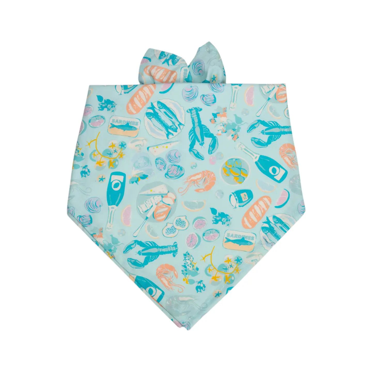 CREWLALA BANDANA SEASIDE SNACKS, Size: S