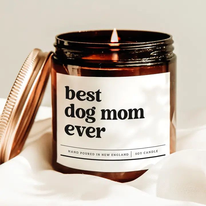 CANDLE BEST DOG MOM EVER