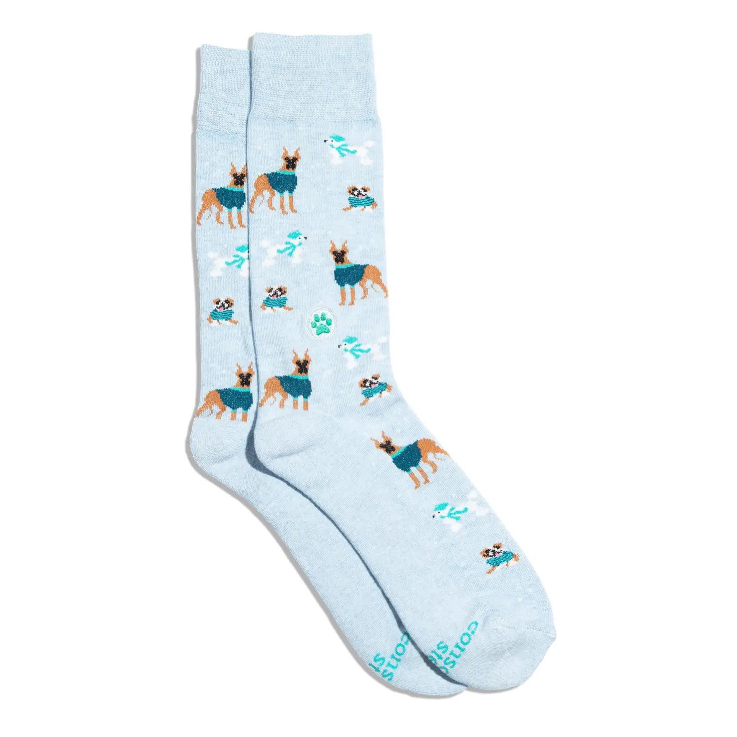 SOCKS THAT SAVE DOGS - BLUE