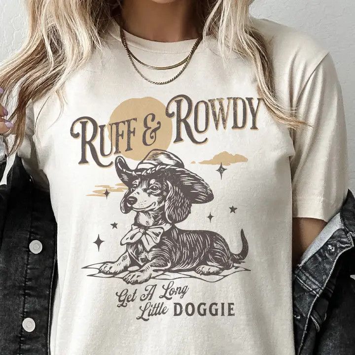RUFF AND ROWDY SS TEE, Color: CREAM, Size: S