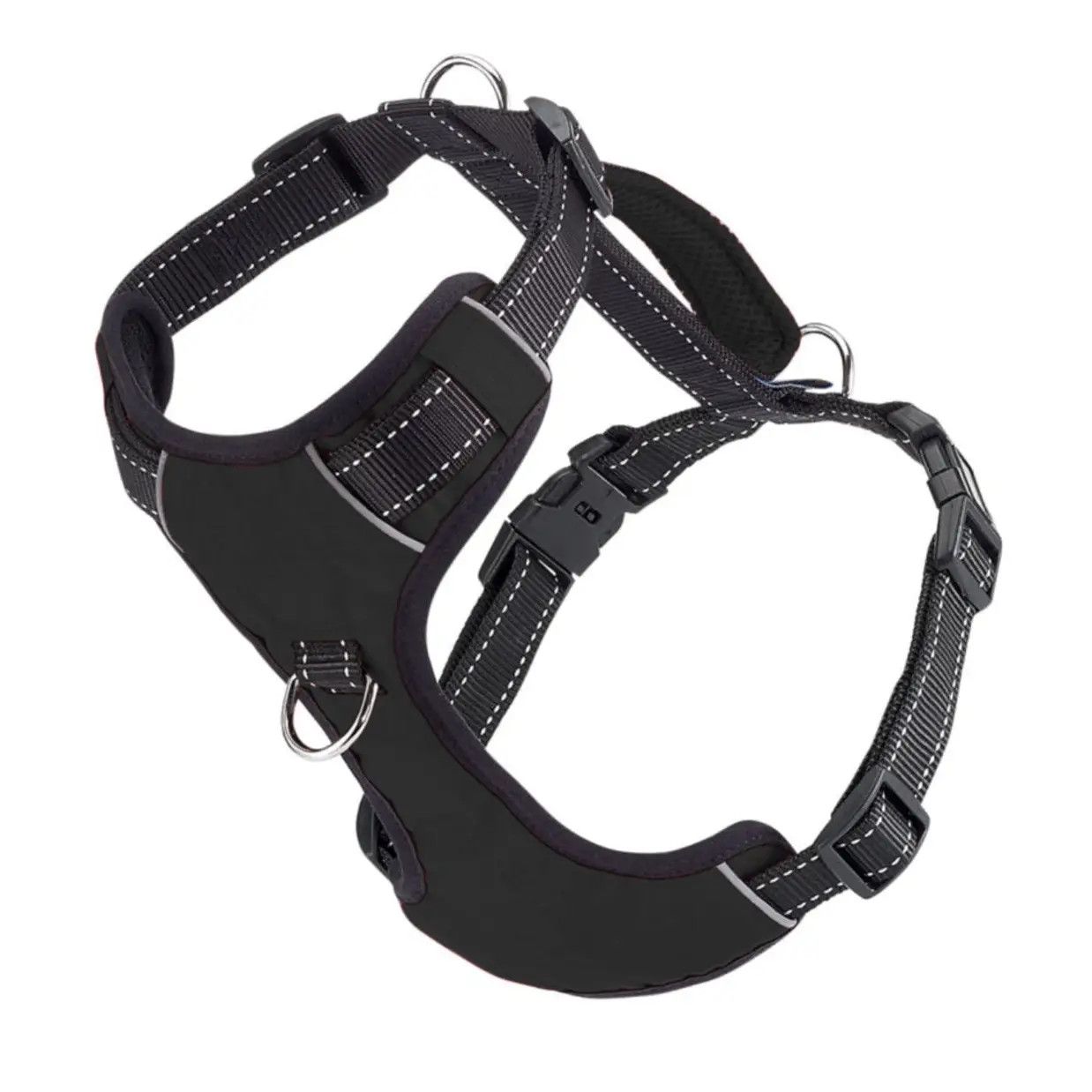 BAYDOG CHESAPEAKE HARNESS, Color: BLACK, Size: S