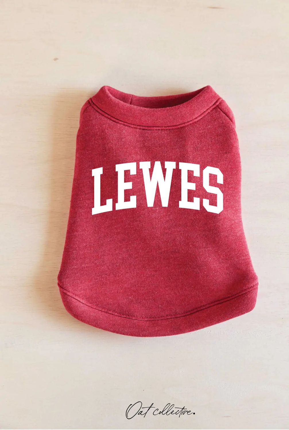 DOGGY CREWNECK LEWES, Color: LIFEGUARD RED, Size: XS