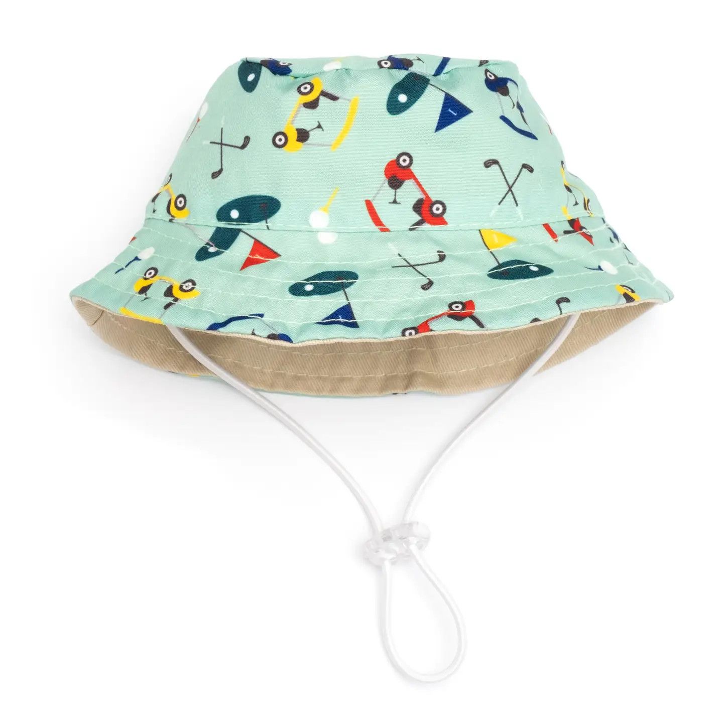 DOGGY BUCKET HAT GOLF PRO GREEN, Size: S