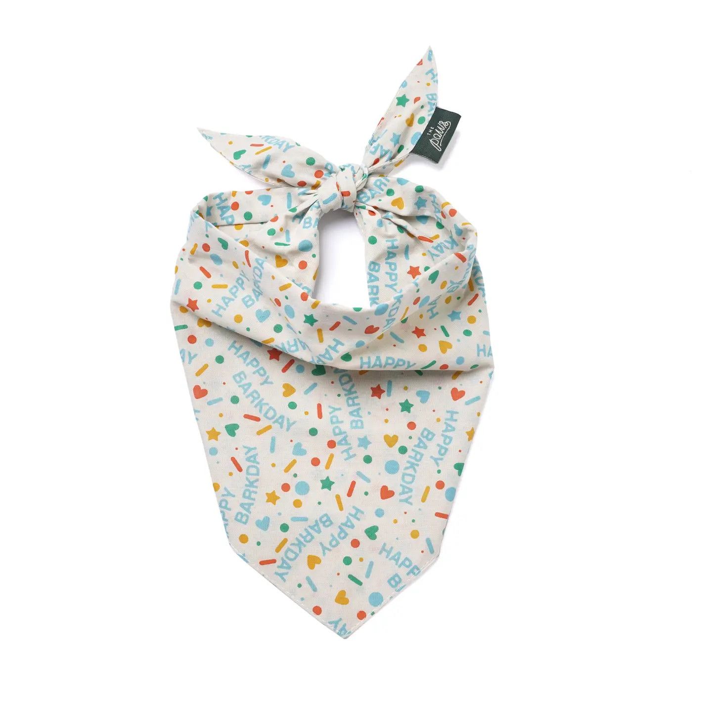 BANDANA SPARKLE PAWTY BLUE, Size: S