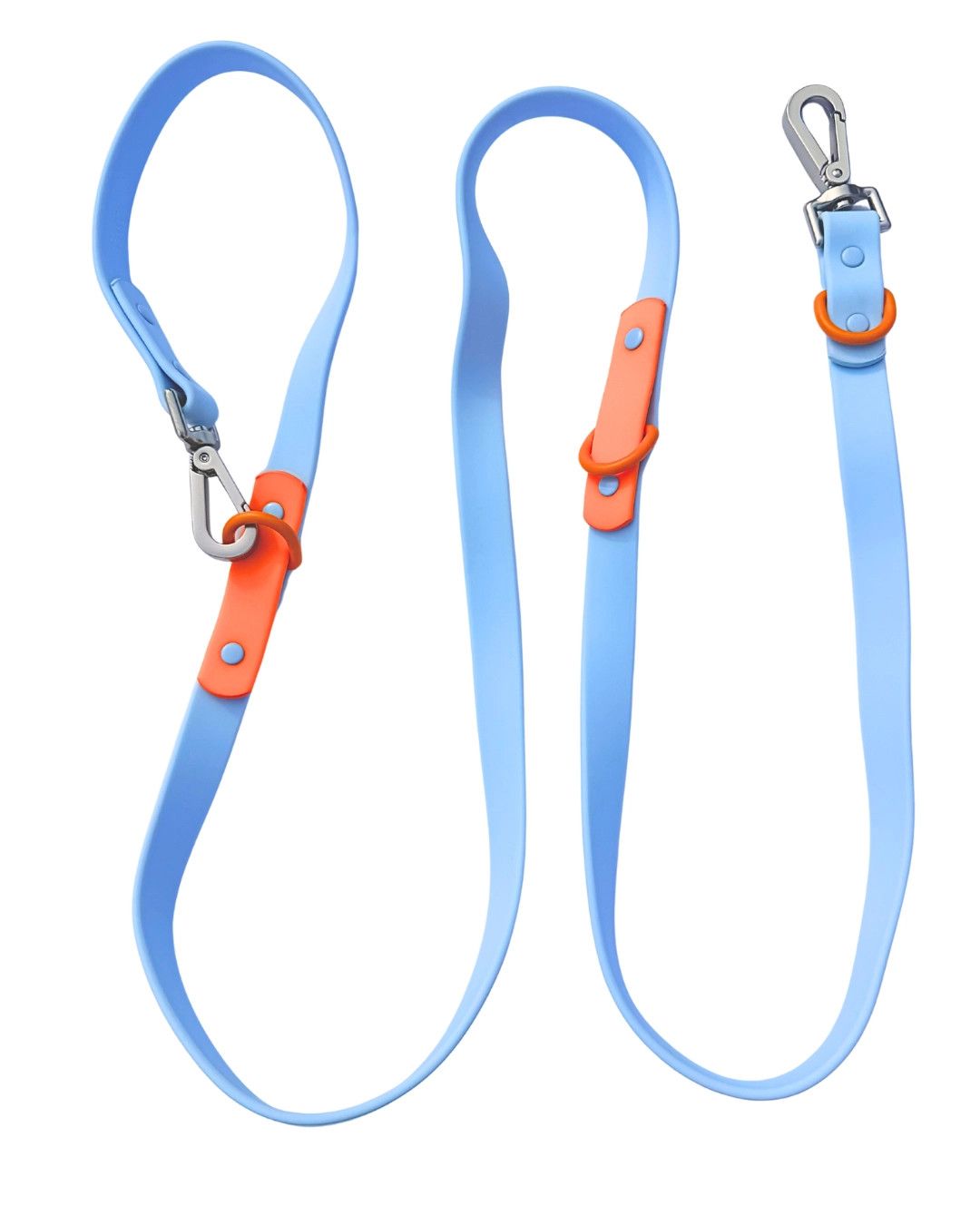 FRITZ LEASH BABY BLUE ORANGE
