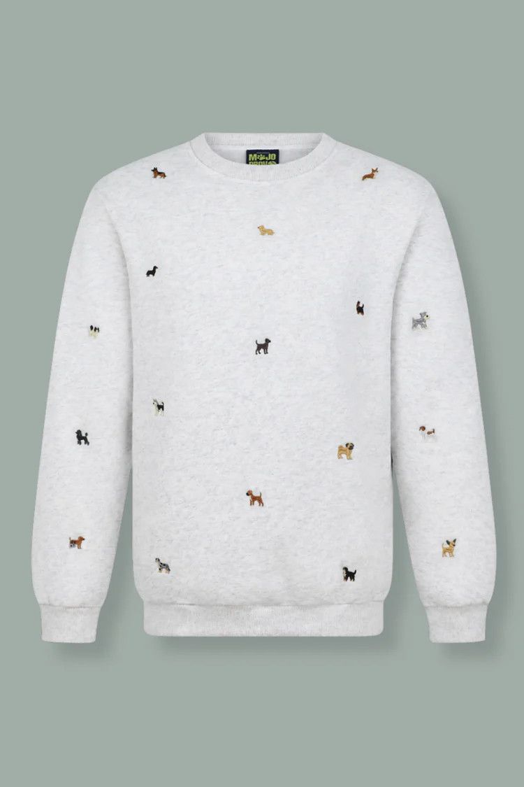 DOG CHARM CREWNECK, Size: S