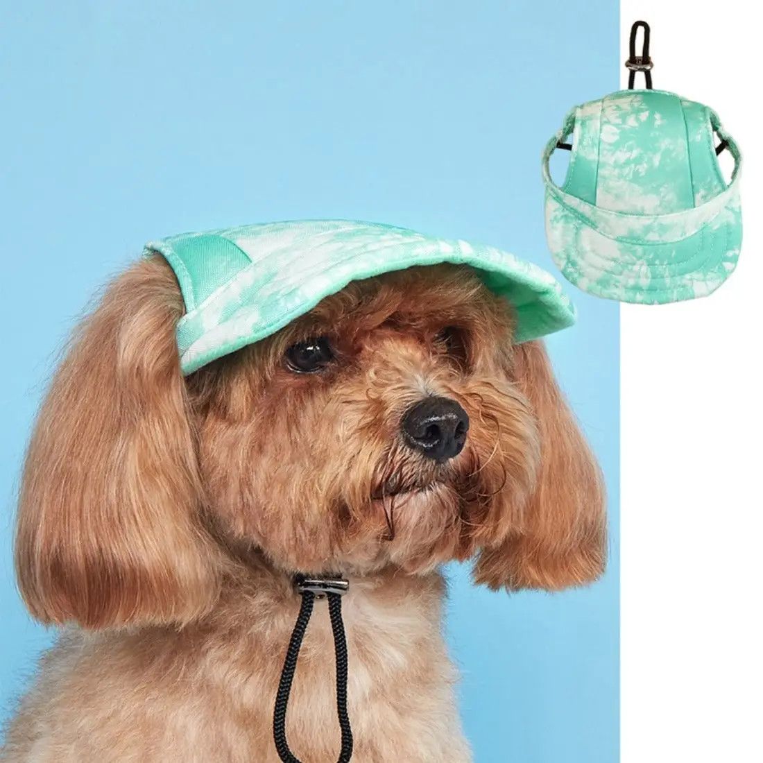 TIEDYE BASEBALL HAT, Color: GREEN, Size: S
