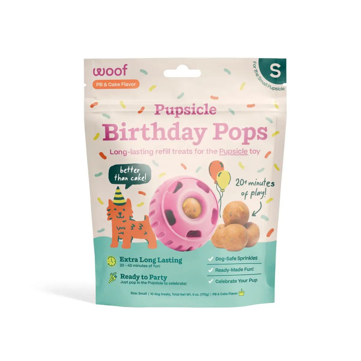 PUPSICLE BIRTHDAY POP REFILL, Size: S