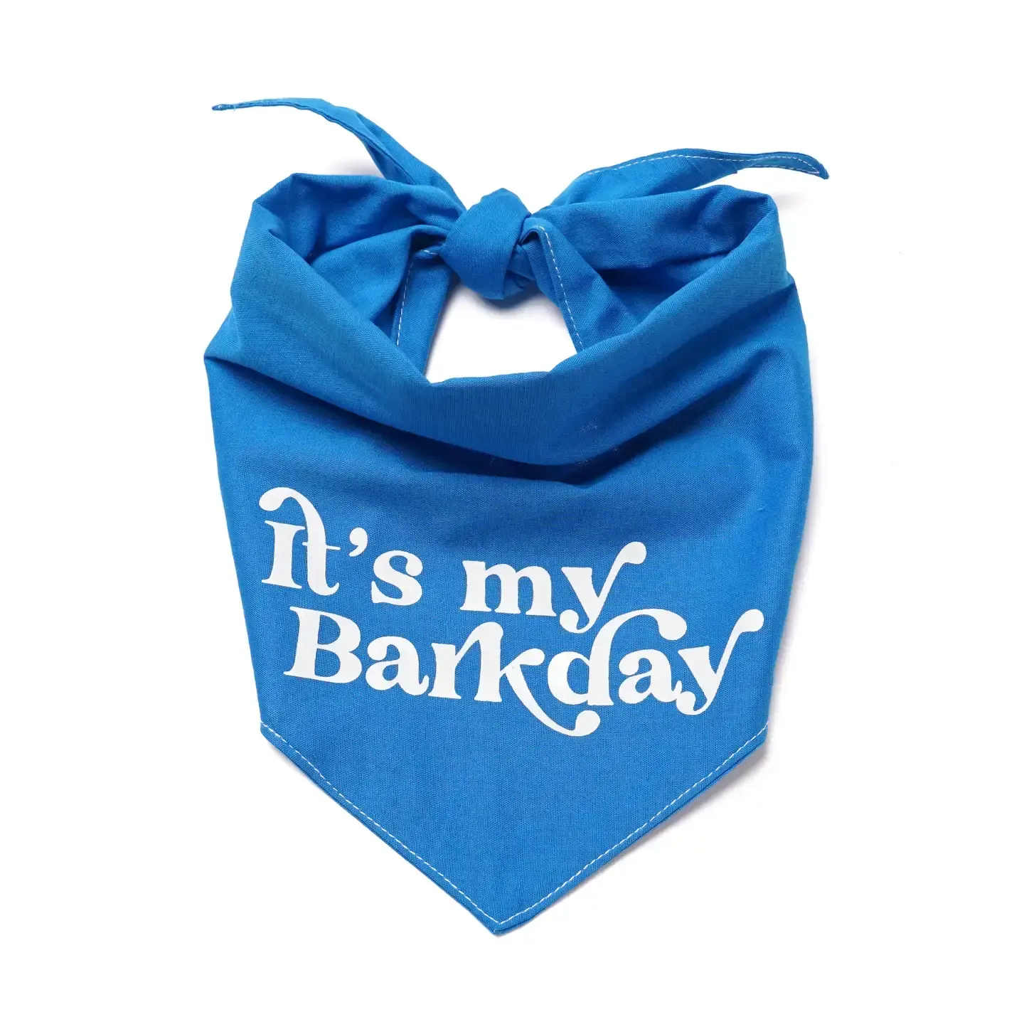 BANDANA BARKDAY BLUE