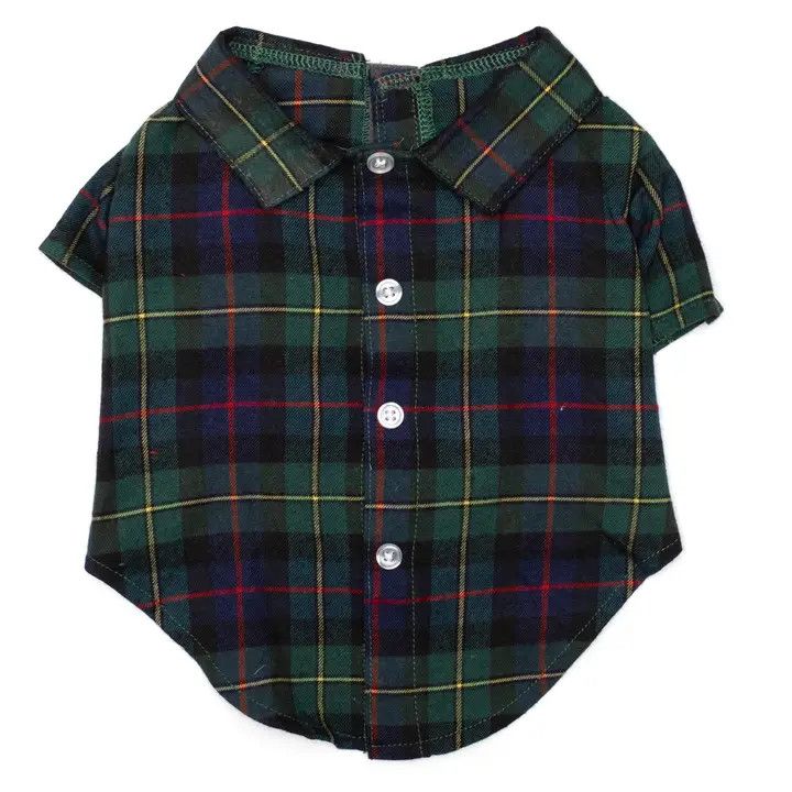 FLANNEL SHIRT TARTAN PLAID, Size: XS