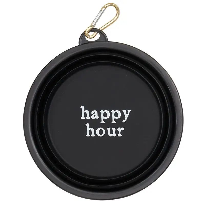 LARGE COLLAPSIBLE BOWL HAPPY HOUR