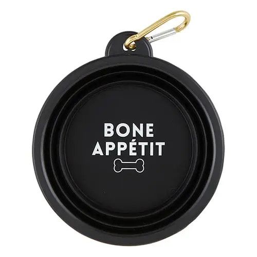 COLLAPSIBLE BOWL BONE APPETIT