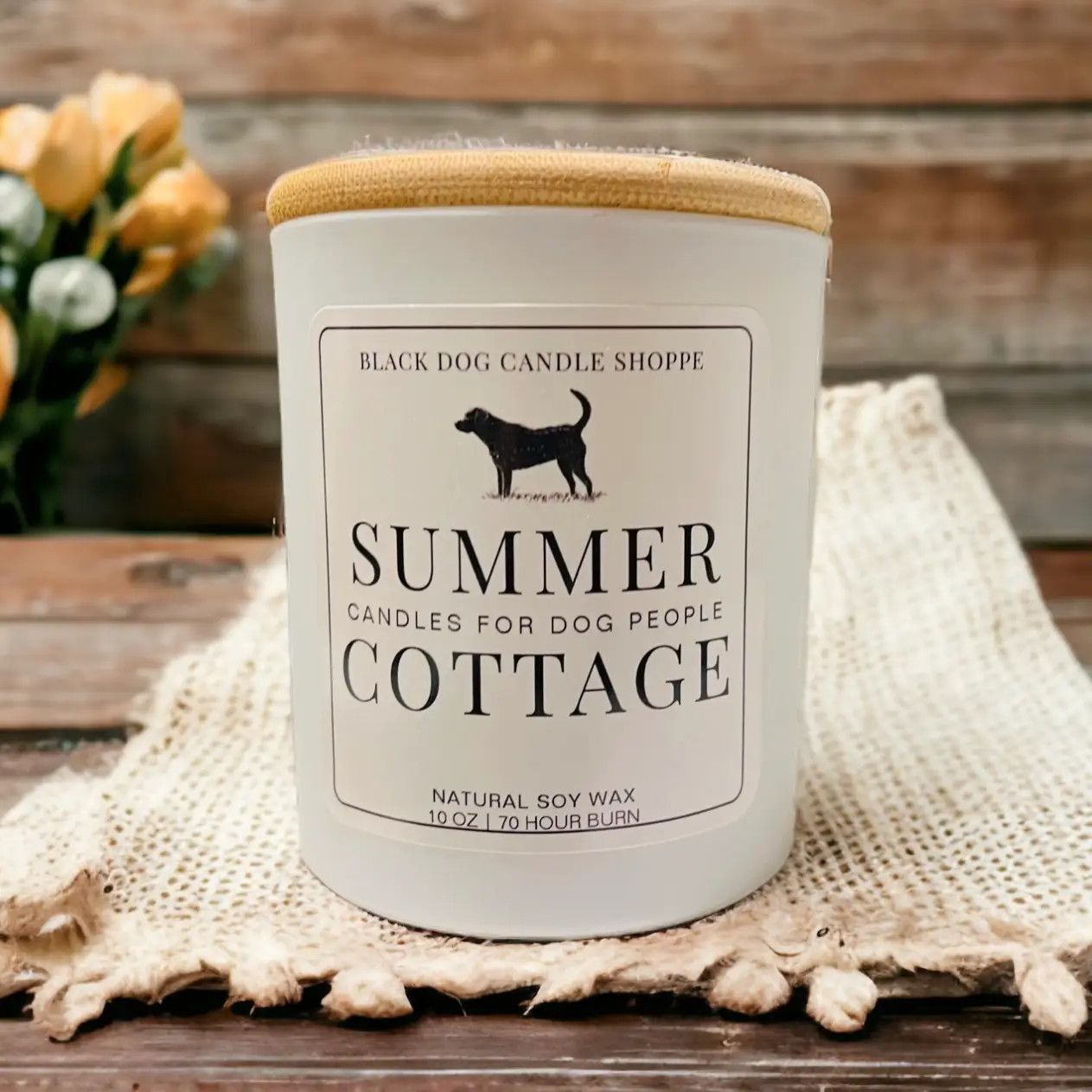 CANDLES FOR DOG PEOPLE SUMMER COTTAGE