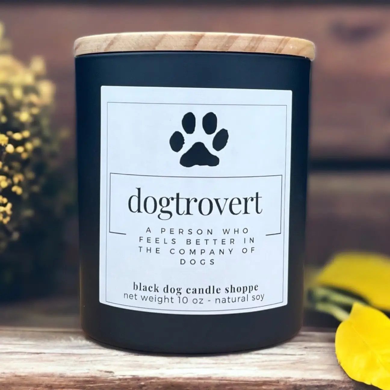 CANDLE DOGTROVERT BLACK - BONFIRE NIGHTS