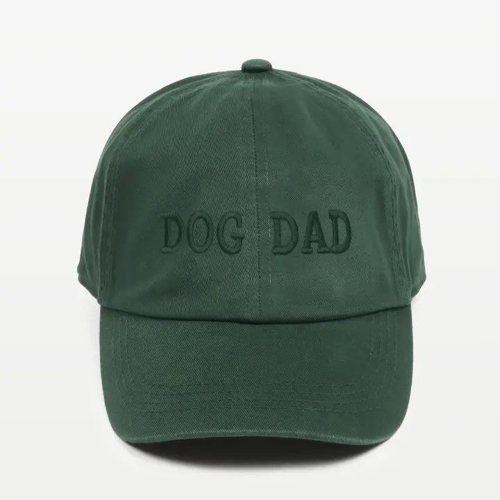 COTTON HAT DOG DAD TONAL FOREST GREEN