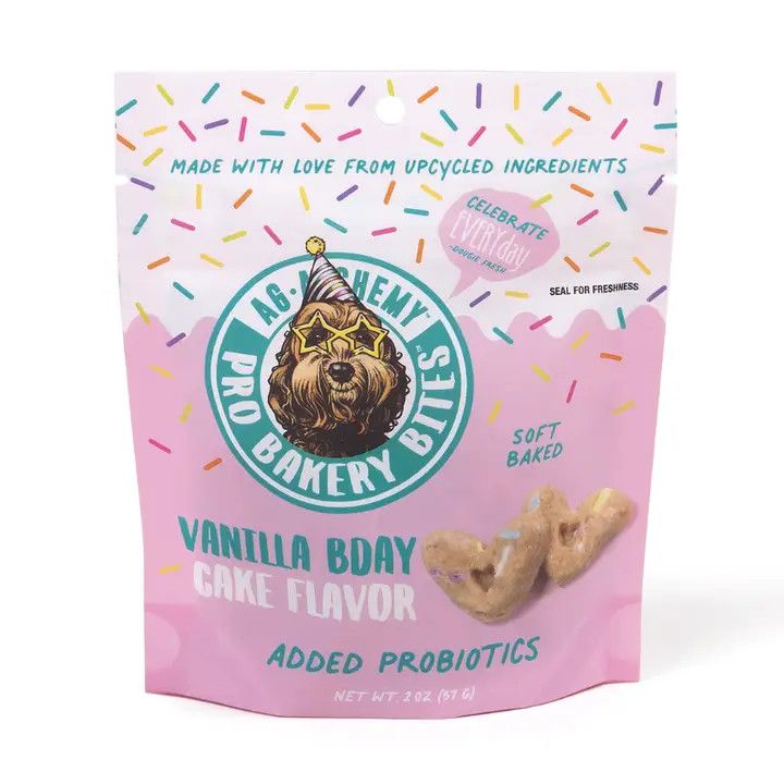 PRO BAKERY BITES SOFT BAKED MINI VANILLA BIRTHDAY CAKE