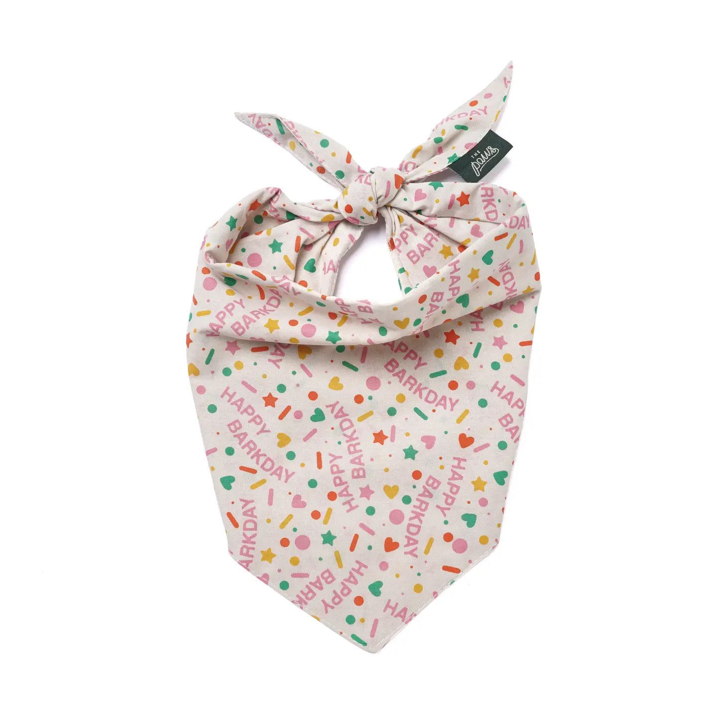 BANDANA SPARKLE PAWTY PINK, Size: S