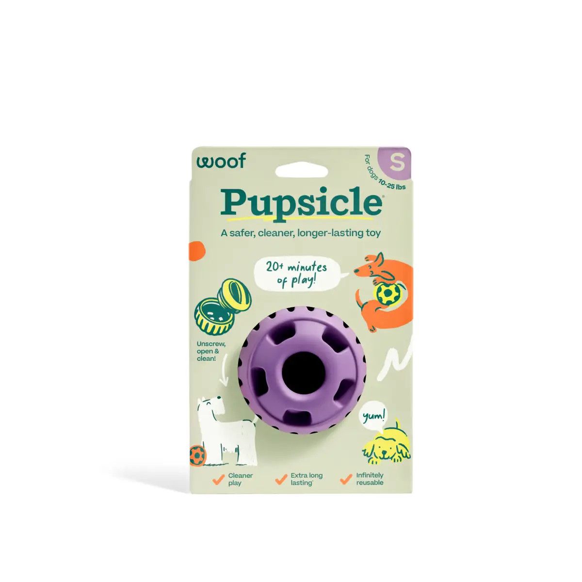 PUPSICLE CLASSIC DISPENSER, Color: PURPLE, Size: S