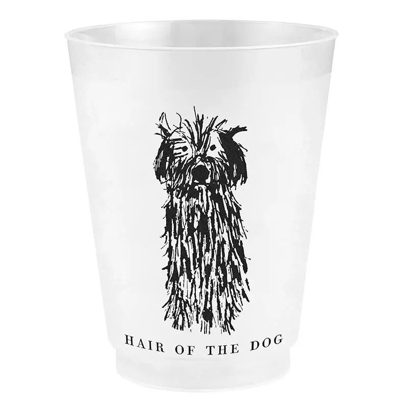 FROSTED CUP SET HAIR OF THE DOG