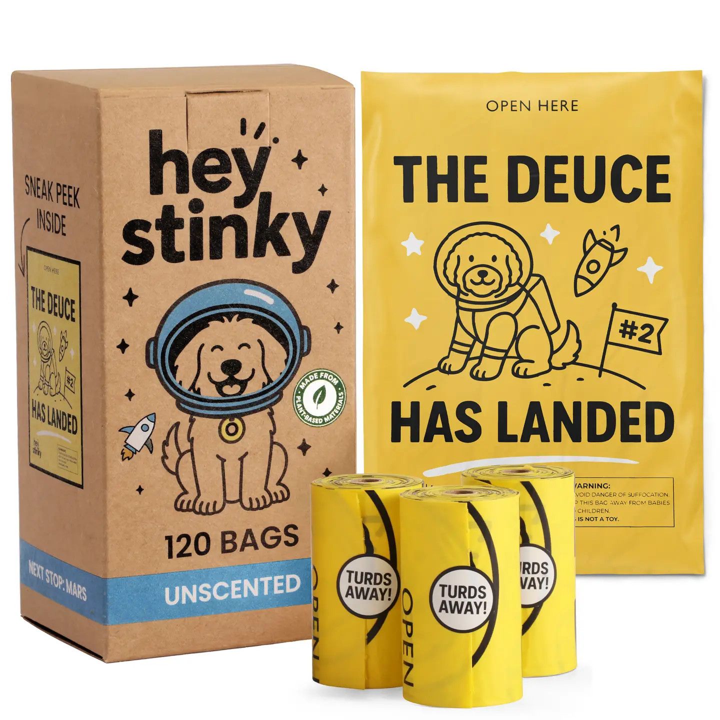 POOP BAG BOX THE DUECE HAS LANDED
