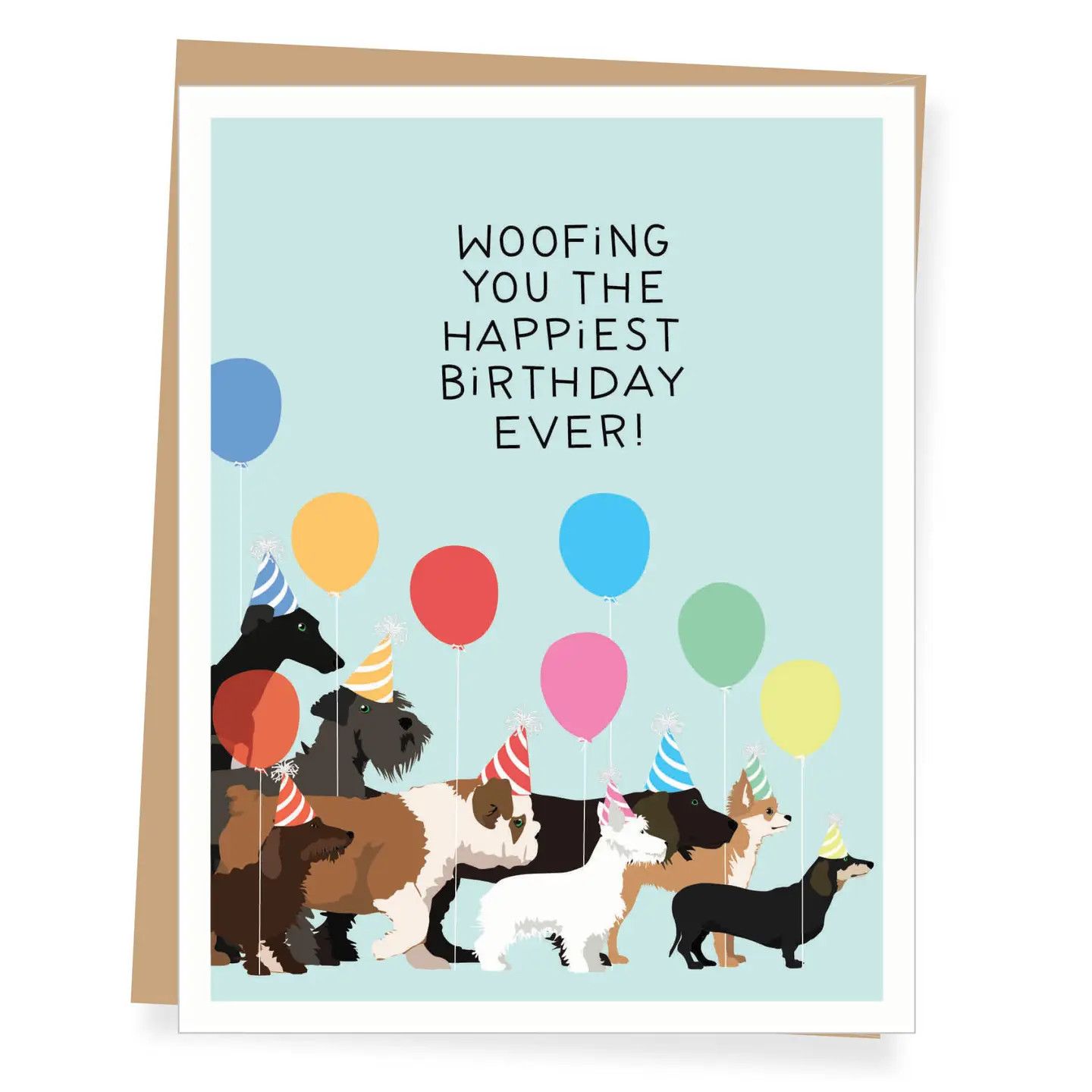 BIRTHDAY CARD DOGWALK BIRTHDAY PARTY
