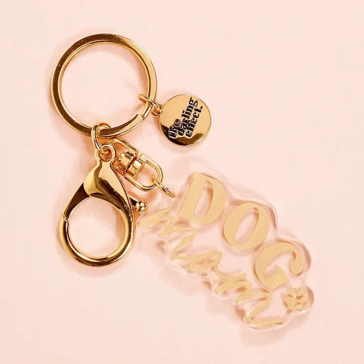 ACRYLIC KEYCHAIN DOG MOM