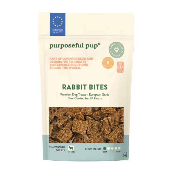 PURPOSEFUL PUP RABBIT BITES