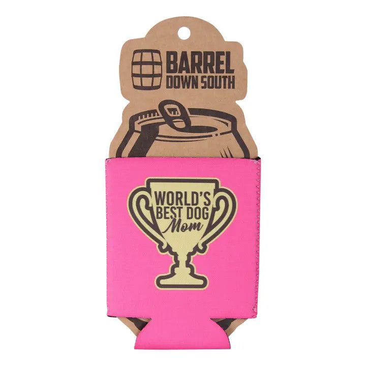 COOZIE STANDARD PINK WORLDS BEST DOG MOM