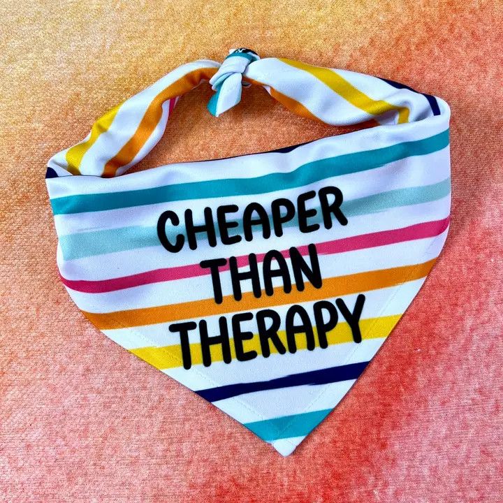 ATTITUDE BANDANA CHEAPER THAN THERAPY
