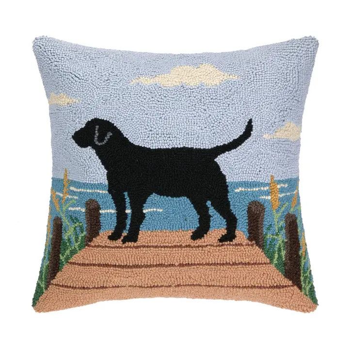 PILLOW LAB ON DOCK HOOK