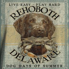 BEACH STICKER BAYWOOD CHESAPEAKE BAY RETRIEVER