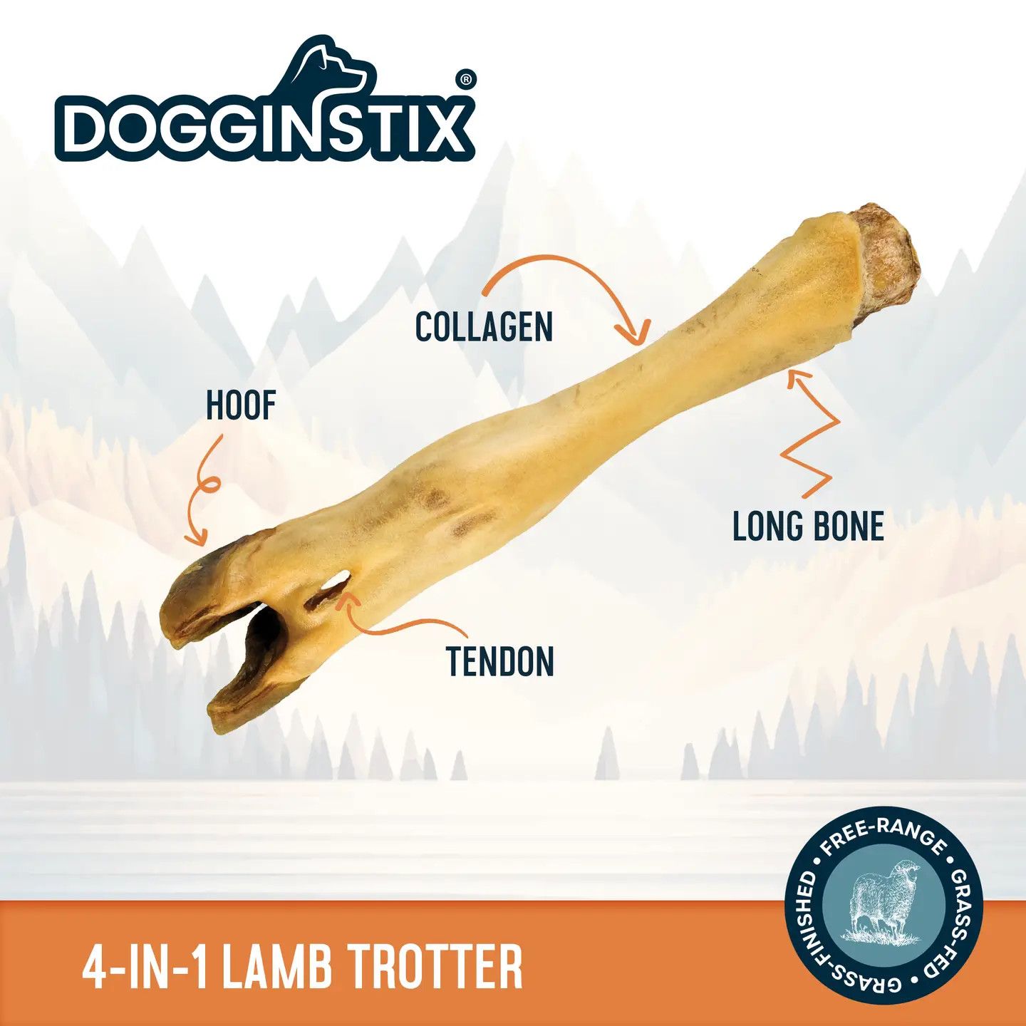 DOGGINSTIX LAMB FEET