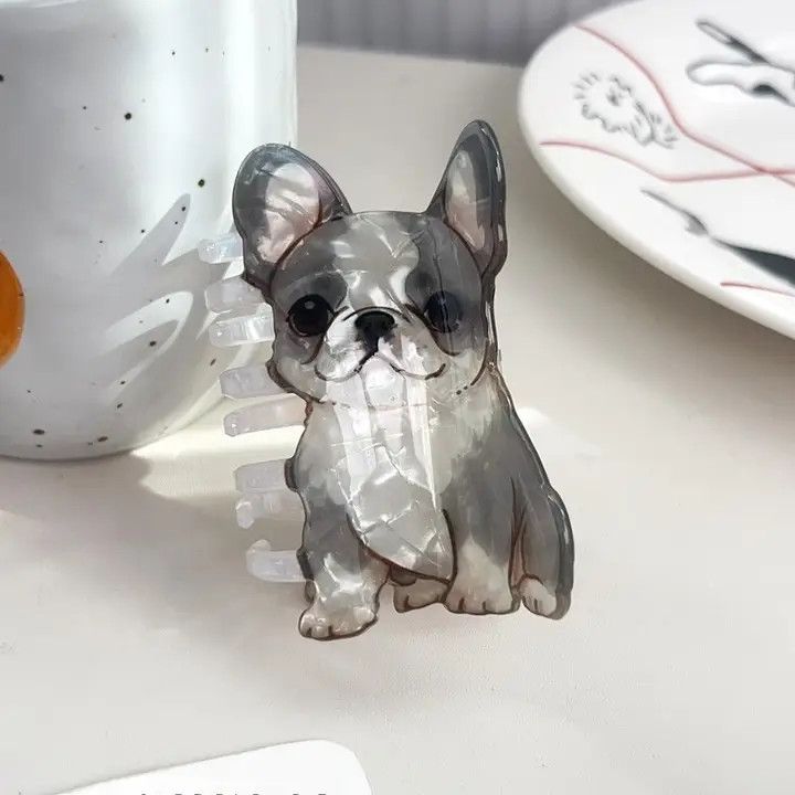 HAIR CLIP FRENCH BULLDOG