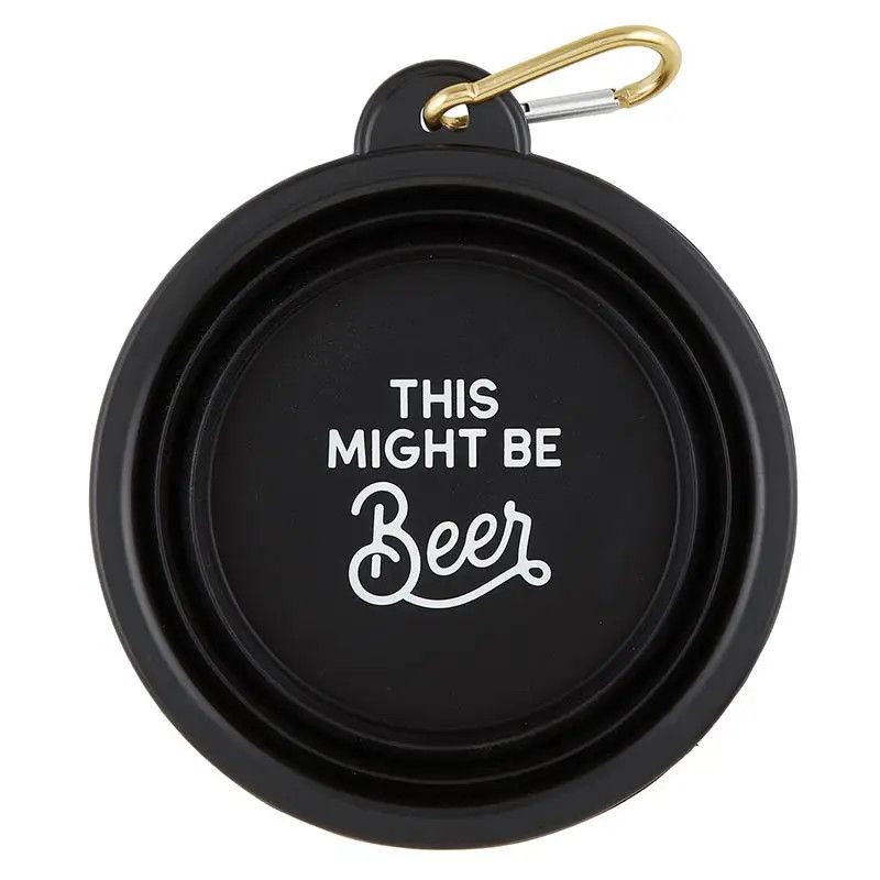 COLLAPSIBLE BOWL THIS MIGHT BE BEER