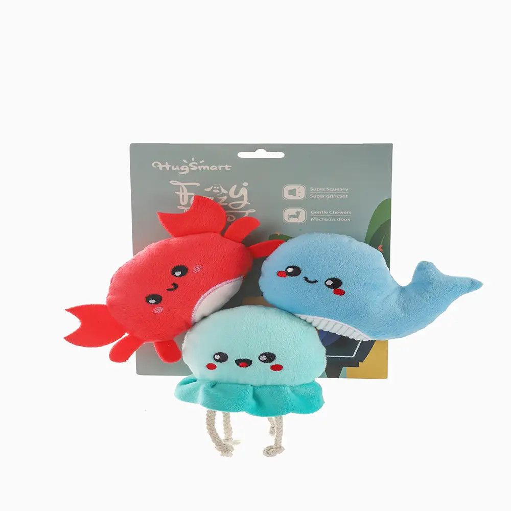 PLUSH SEA CREATURES TRIO